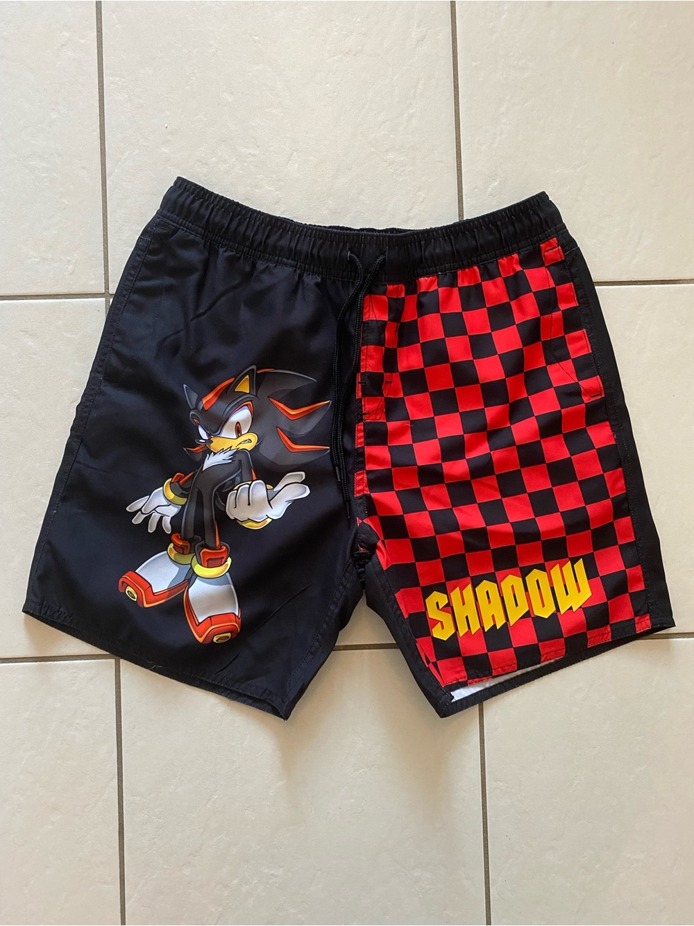 Shadow Checkerboard Swim Trunks